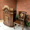 MIMBAR MASJID UKIR JATI (COD) FURNITURE RUANGAN