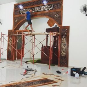 Mihrab Masjid Minimalis Modern Terbaru