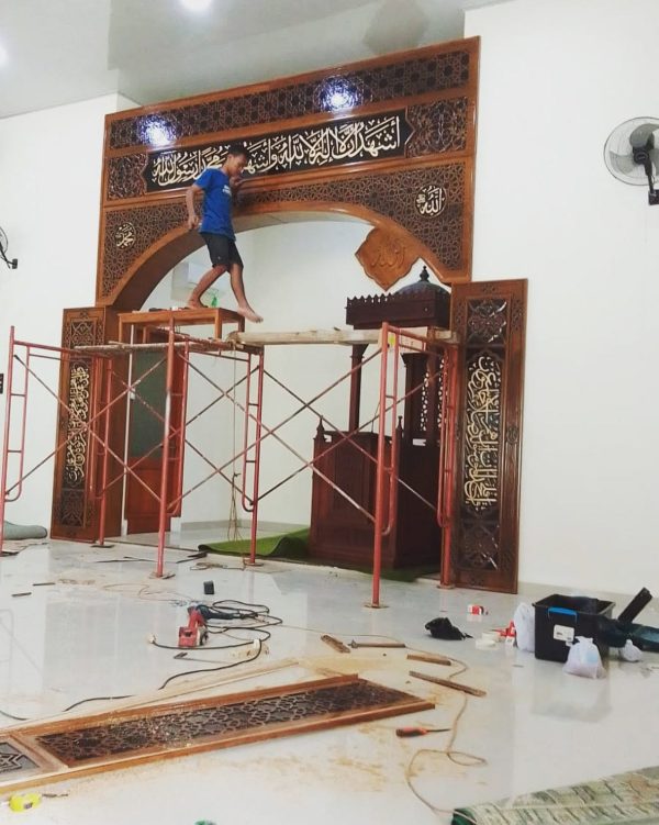 Mihrab Masjid Minimalis Modern Terbaru
